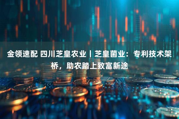 金领速配 四川芝皇农业丨芝皇菌业：专利技术架桥，助农踏上致富新途